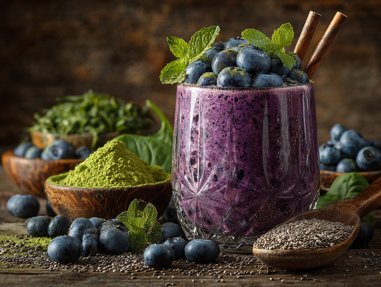 Здорова жінка середнього віку п'є кефір